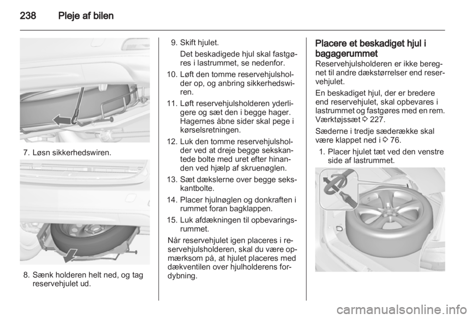 OPEL ZAFIRA TOURER 2012.5  Instruktionsbog (in Danish) 