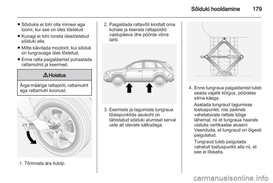 OPEL ANTARA 2011  Omaniku käsiraamat (in Estonian) 