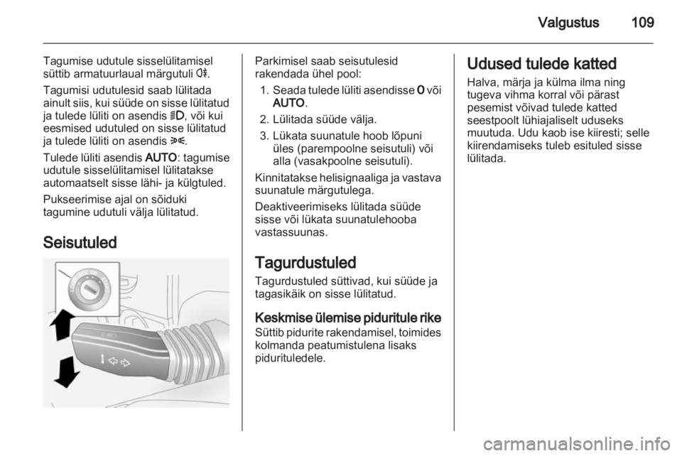 OPEL ANTARA 2012.5  Omaniku käsiraamat (in Estonian) 