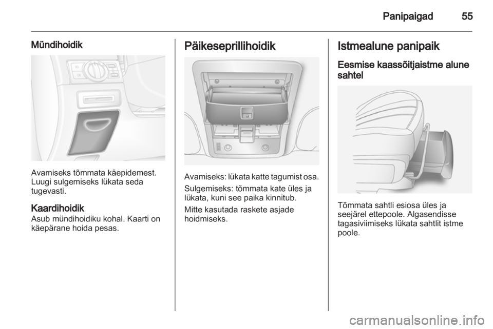 OPEL ANTARA 2012.5  Omaniku käsiraamat (in Estonian) 