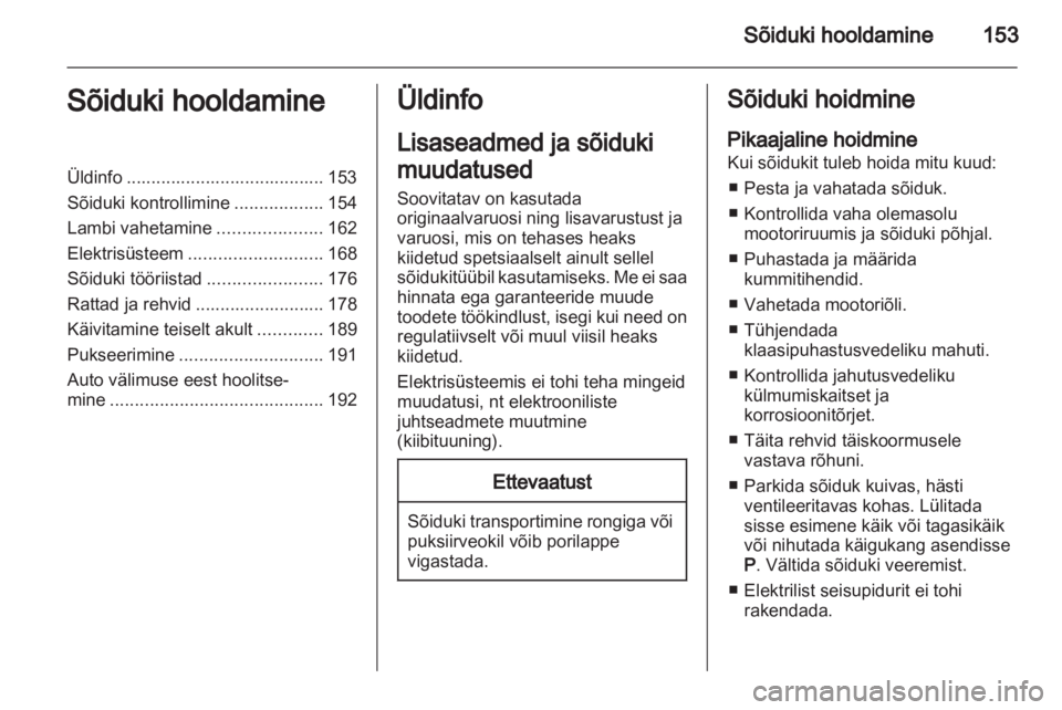 OPEL ANTARA 2013.5  Omaniku käsiraamat (in Estonian) 