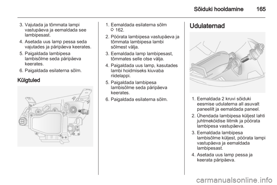 OPEL ANTARA 2013.5  Omaniku käsiraamat (in Estonian) 