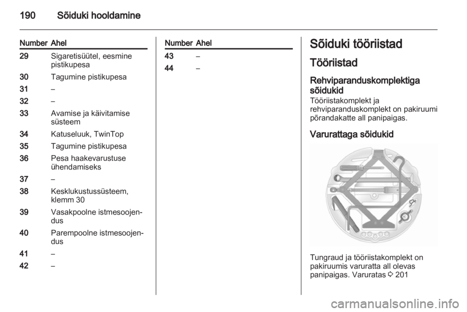 OPEL ASTRA H 2011.5  Omaniku käsiraamat (in Estonian) 
