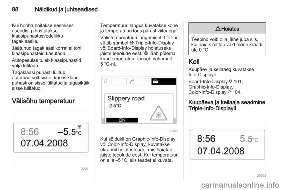 OPEL ASTRA H 2013  Omaniku käsiraamat (in Estonian) 