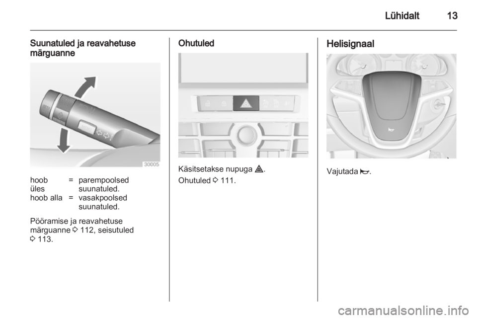 OPEL ASTRA J 2010.5  Omaniku käsiraamat (in Estonian) 