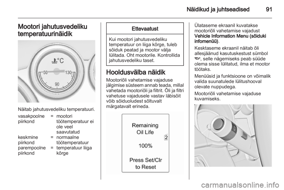 OPEL ASTRA J 2011  Omaniku käsiraamat (in Estonian) 