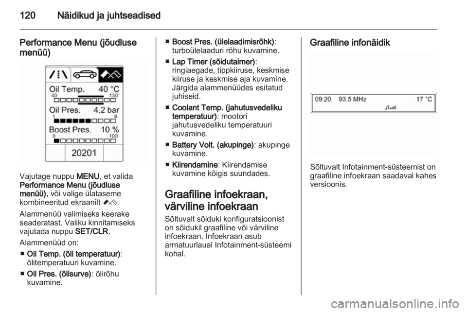 OPEL ASTRA J 2013  Omaniku käsiraamat (in Estonian) 