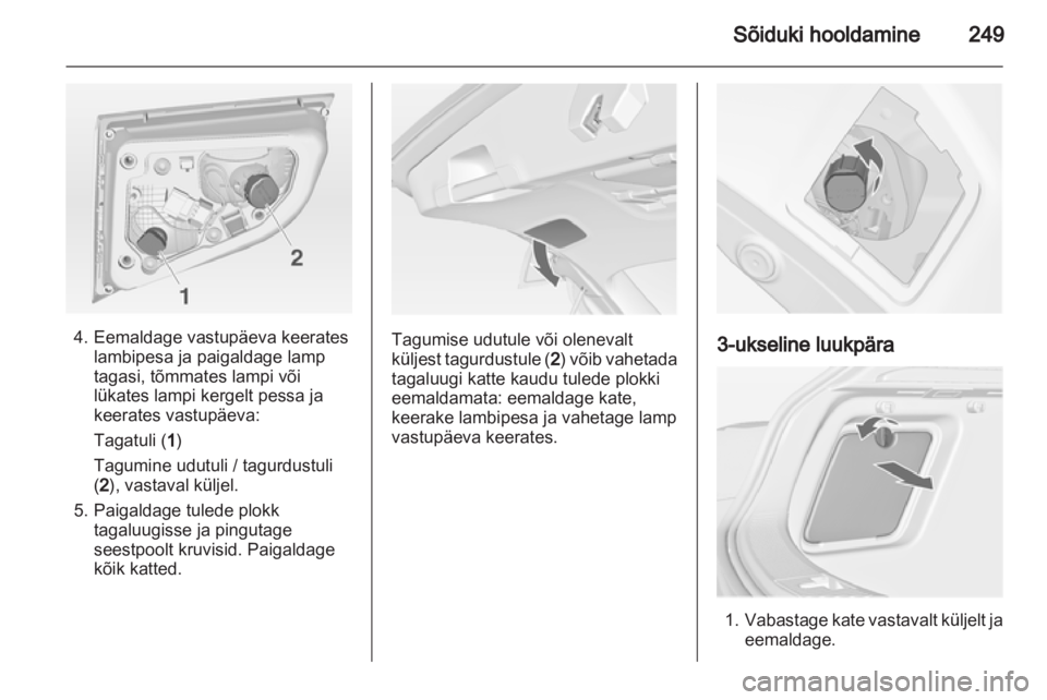 OPEL ASTRA J 2013.5  Omaniku käsiraamat (in Estonian) 