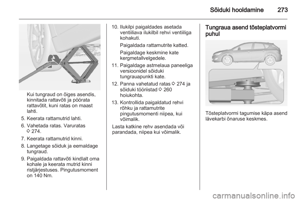 OPEL ASTRA J 2013.5  Omaniku käsiraamat (in Estonian) 