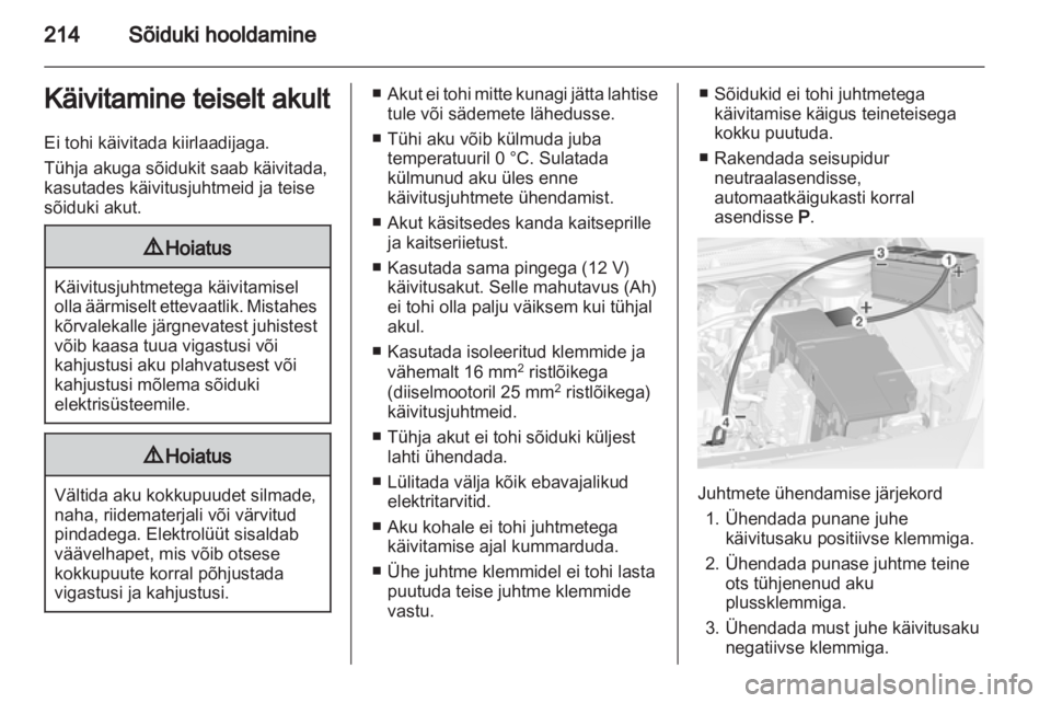 OPEL ASTRA J HB5 & ST 2012  Omaniku käsiraamat (in Estonian) 
