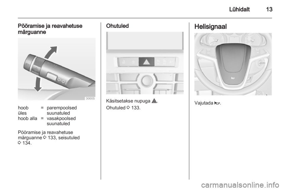 OPEL ASTRA J HB5 & ST 2012.5  Omaniku käsiraamat (in Estonian) 