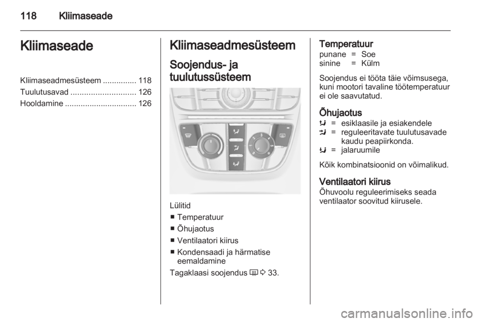 OPEL CASCADA 2013.5  Omaniku käsiraamat (in Estonian) 