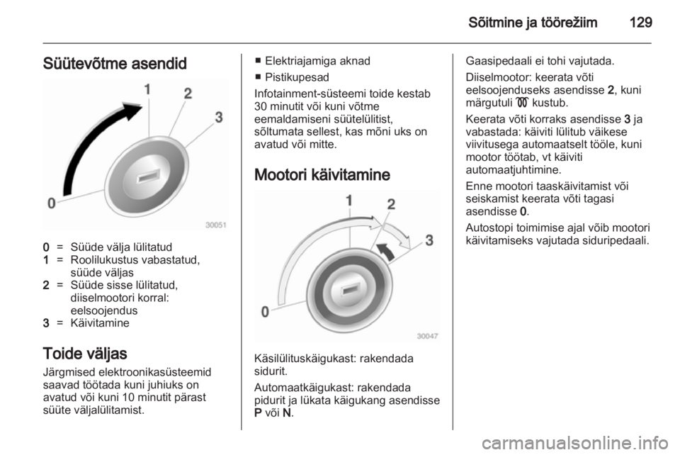 OPEL CASCADA 2013.5  Omaniku käsiraamat (in Estonian) 