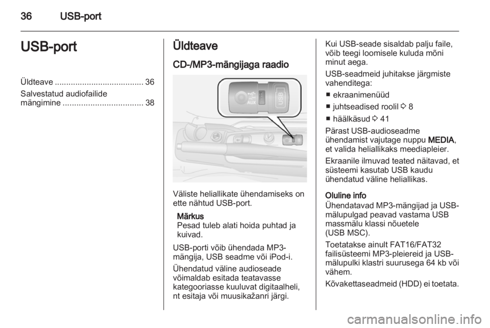 OPEL COMBO D 2013  Infotainment-süsteemi juhend (in Estonian) 