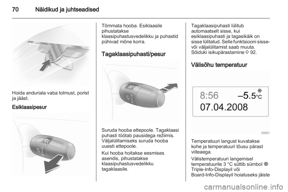 OPEL CORSA 2010.5  Omaniku käsiraamat (in Estonian) 