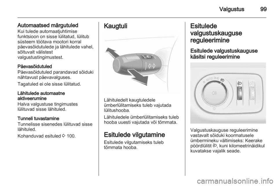 OPEL CORSA 2013.5  Omaniku käsiraamat (in Estonian) 