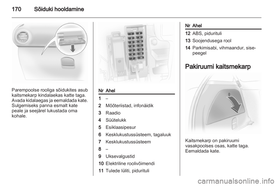OPEL CORSA 2013.5  Omaniku käsiraamat (in Estonian) 