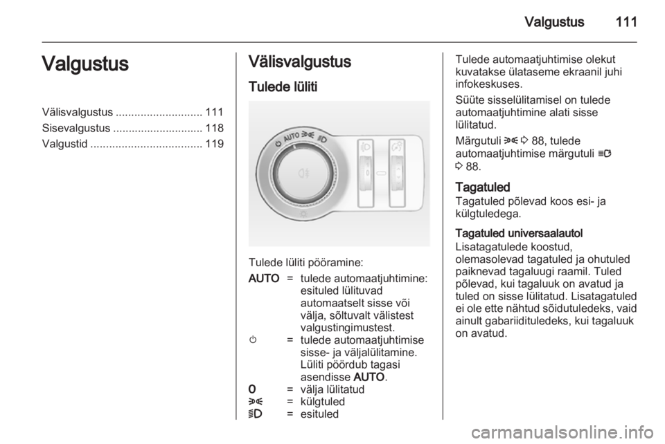 OPEL INSIGNIA 2010.5  Omaniku käsiraamat (in Estonian) 