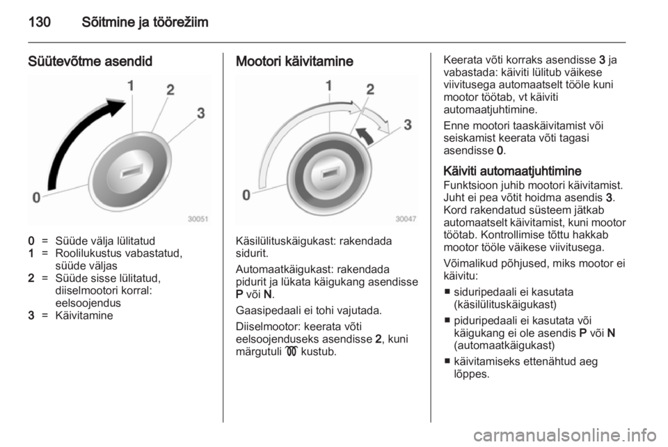 OPEL INSIGNIA 2010.5  Omaniku käsiraamat (in Estonian) 