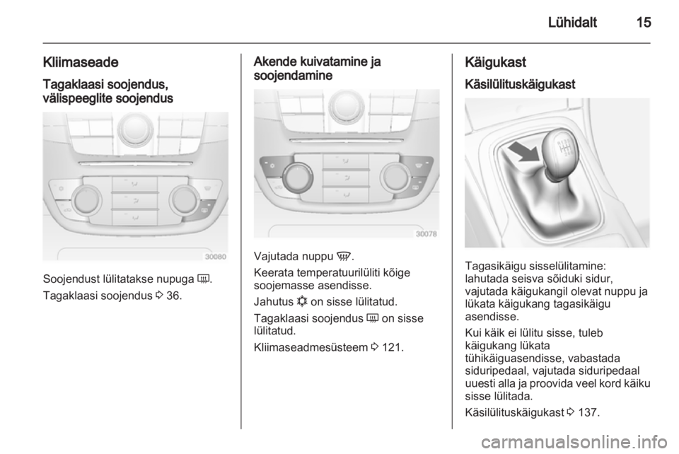 OPEL INSIGNIA 2010.5  Omaniku käsiraamat (in Estonian) 