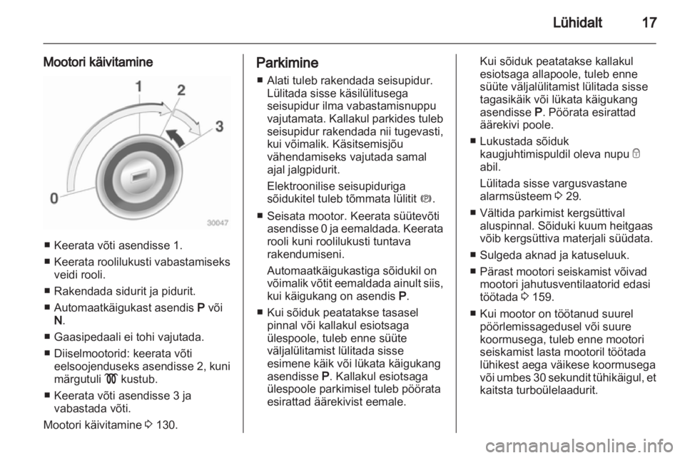 OPEL INSIGNIA 2010.5  Omaniku käsiraamat (in Estonian) 