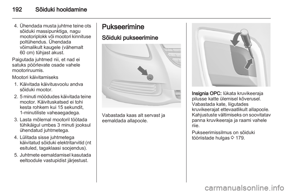 OPEL INSIGNIA 2010.5  Omaniku käsiraamat (in Estonian) 