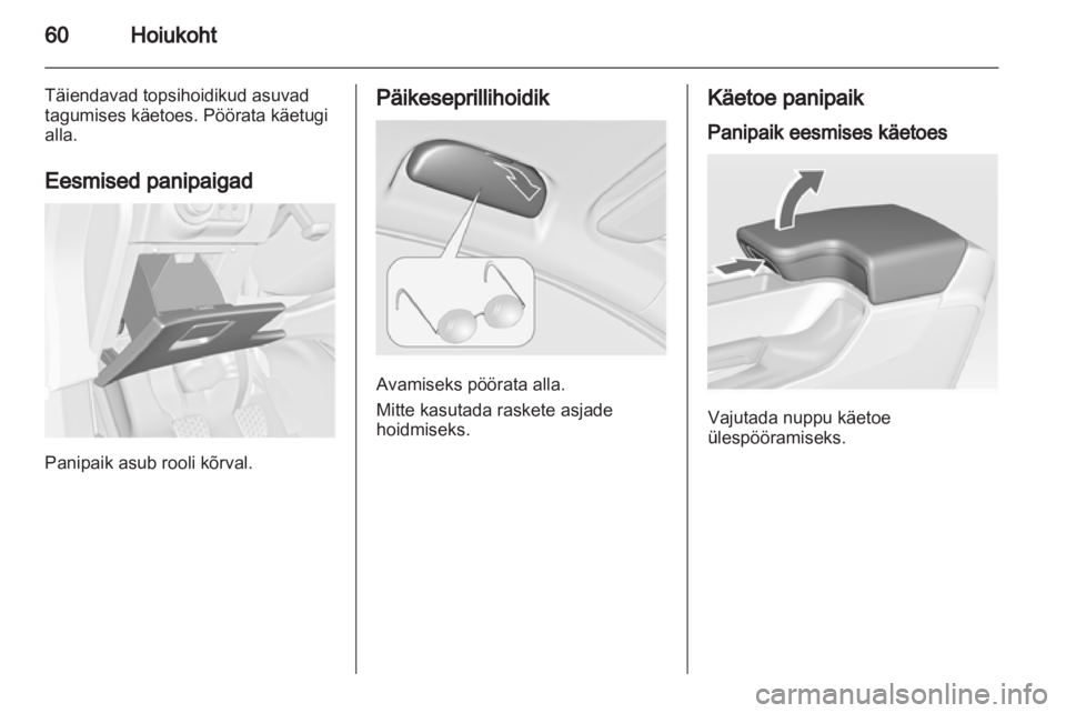 OPEL INSIGNIA 2010.5  Omaniku käsiraamat (in Estonian) 