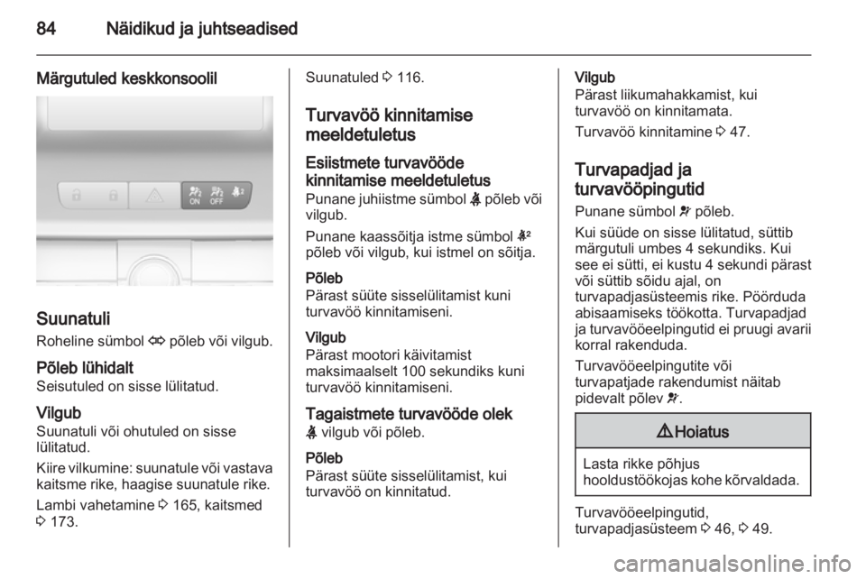 OPEL INSIGNIA 2010.5  Omaniku käsiraamat (in Estonian) 
