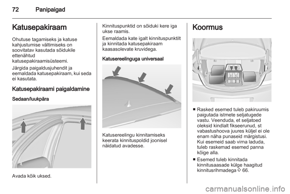 OPEL INSIGNIA 2011  Omaniku käsiraamat (in Estonian) 