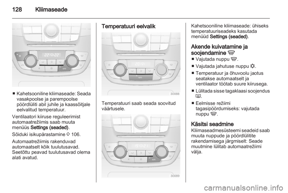 OPEL INSIGNIA 2011.5  Omaniku käsiraamat (in Estonian) 