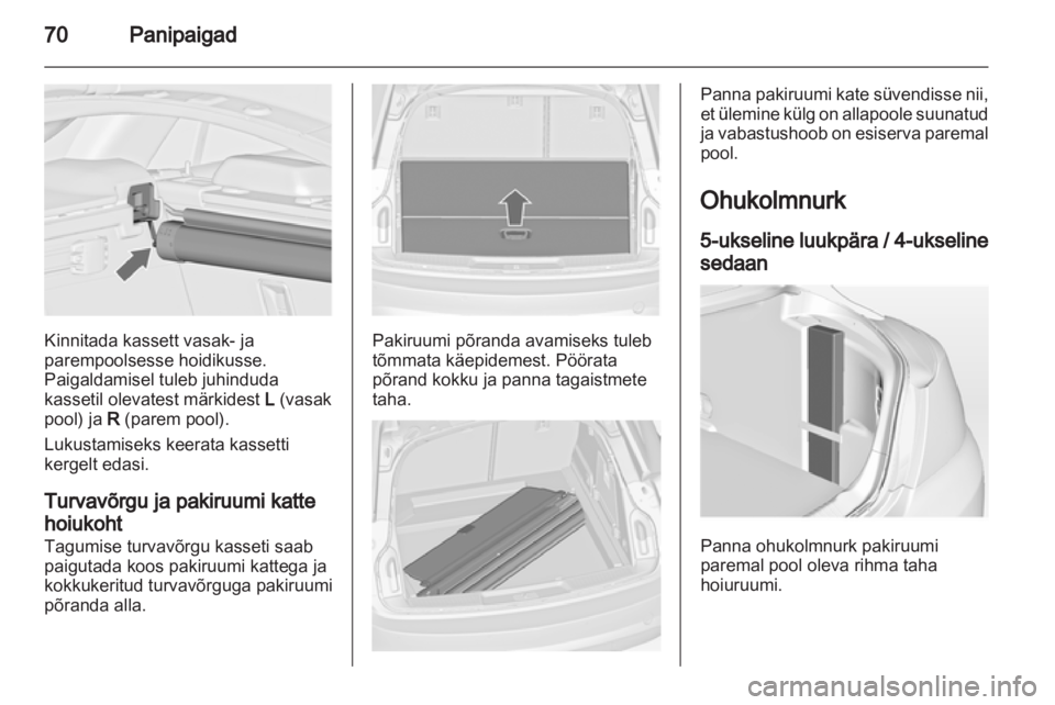 OPEL INSIGNIA 2011.5  Omaniku käsiraamat (in Estonian) 