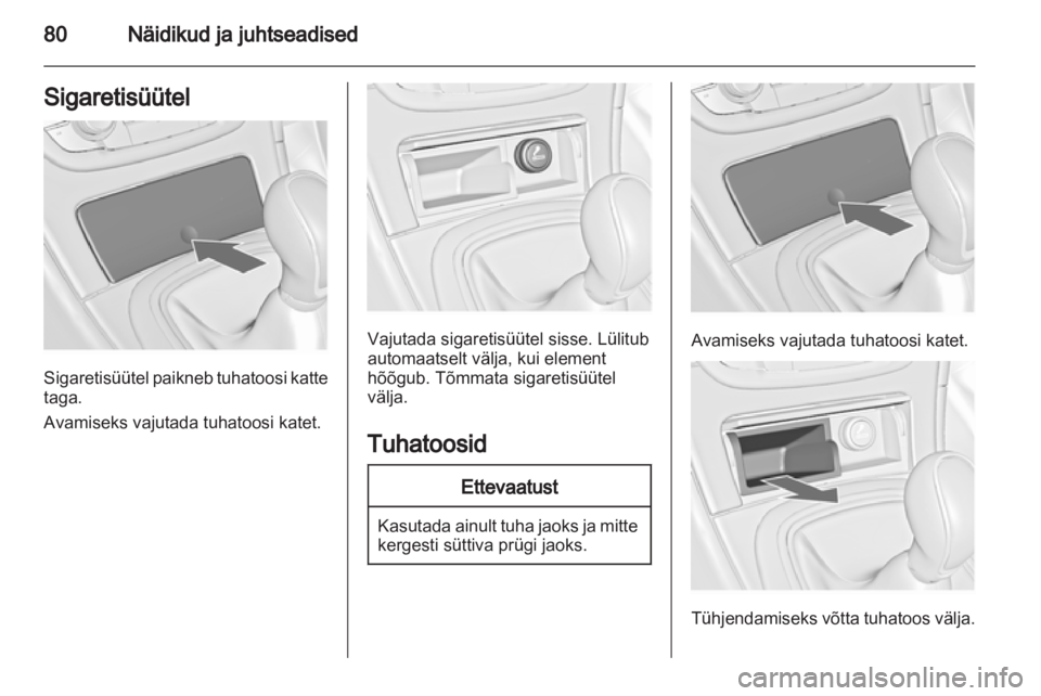 OPEL INSIGNIA 2011.5  Omaniku käsiraamat (in Estonian) 