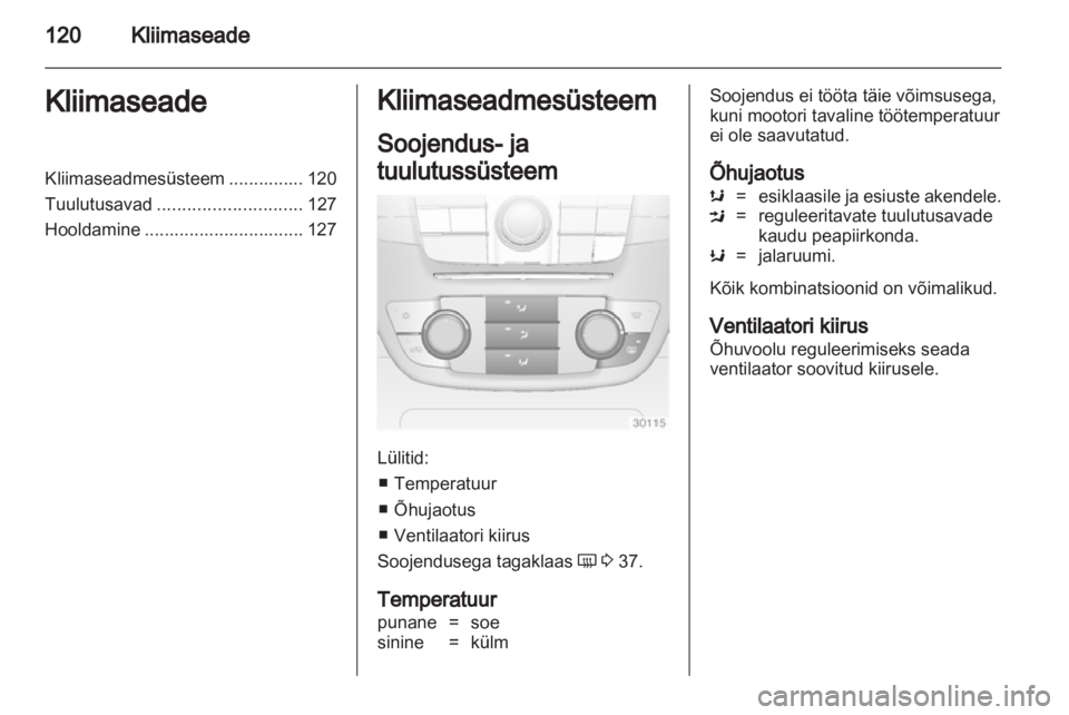 OPEL INSIGNIA 2012  Omaniku käsiraamat (in Estonian) 
