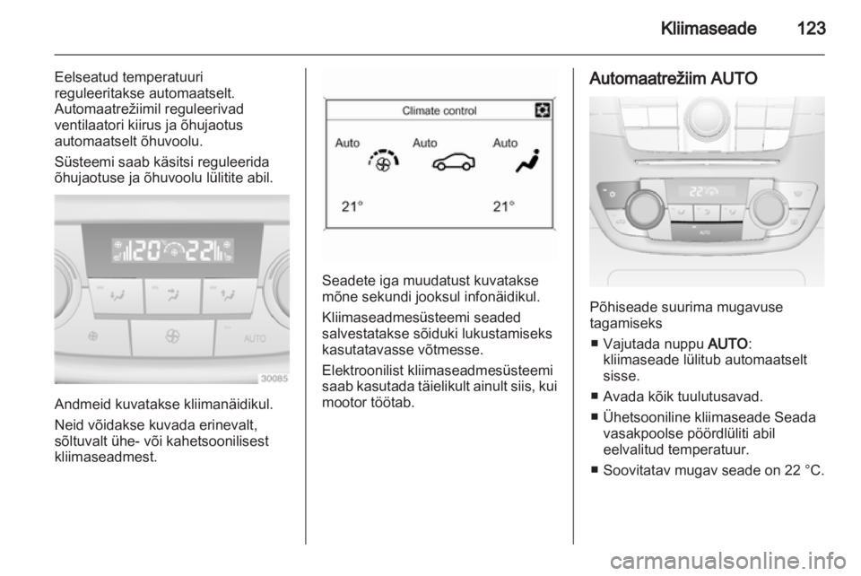 OPEL INSIGNIA 2012  Omaniku käsiraamat (in Estonian) 