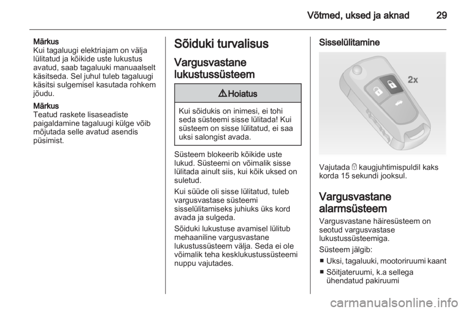 OPEL INSIGNIA 2012  Omaniku käsiraamat (in Estonian) 
