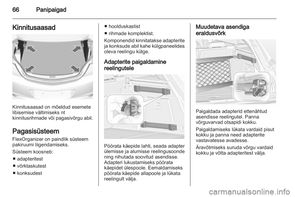 OPEL INSIGNIA 2012  Omaniku käsiraamat (in Estonian) 