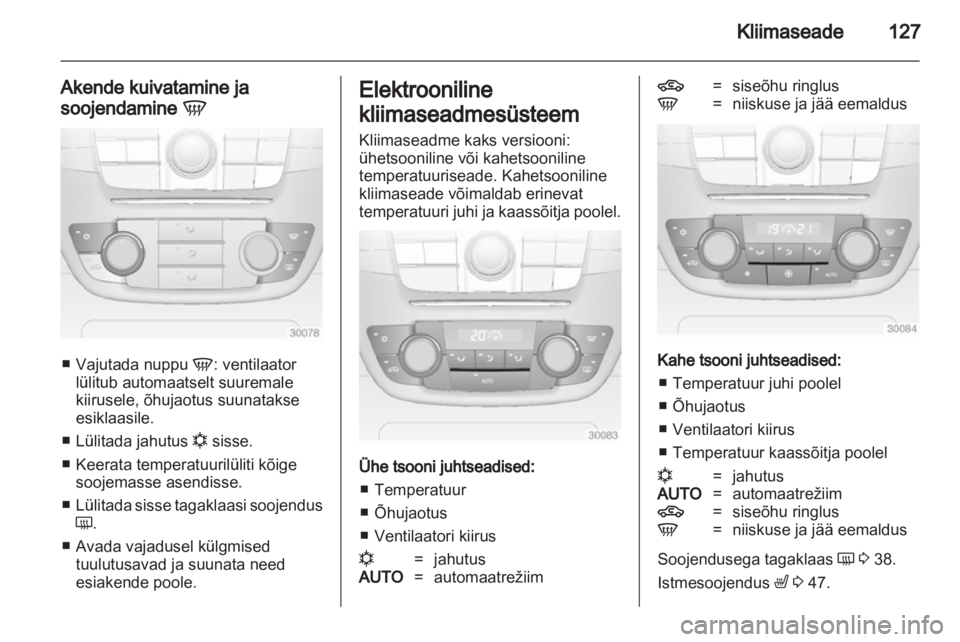 OPEL INSIGNIA 2012.5  Omaniku käsiraamat (in Estonian) 
