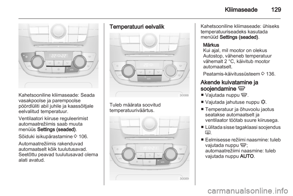 OPEL INSIGNIA 2012.5  Omaniku käsiraamat (in Estonian) 