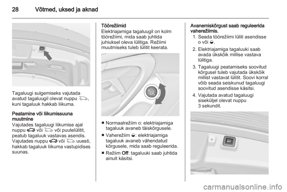 OPEL INSIGNIA 2012.5  Omaniku käsiraamat (in Estonian) 