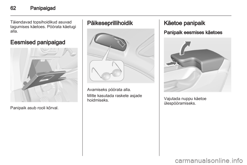 OPEL INSIGNIA 2012.5  Omaniku käsiraamat (in Estonian) 