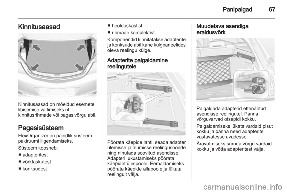 OPEL INSIGNIA 2012.5  Omaniku käsiraamat (in Estonian) 