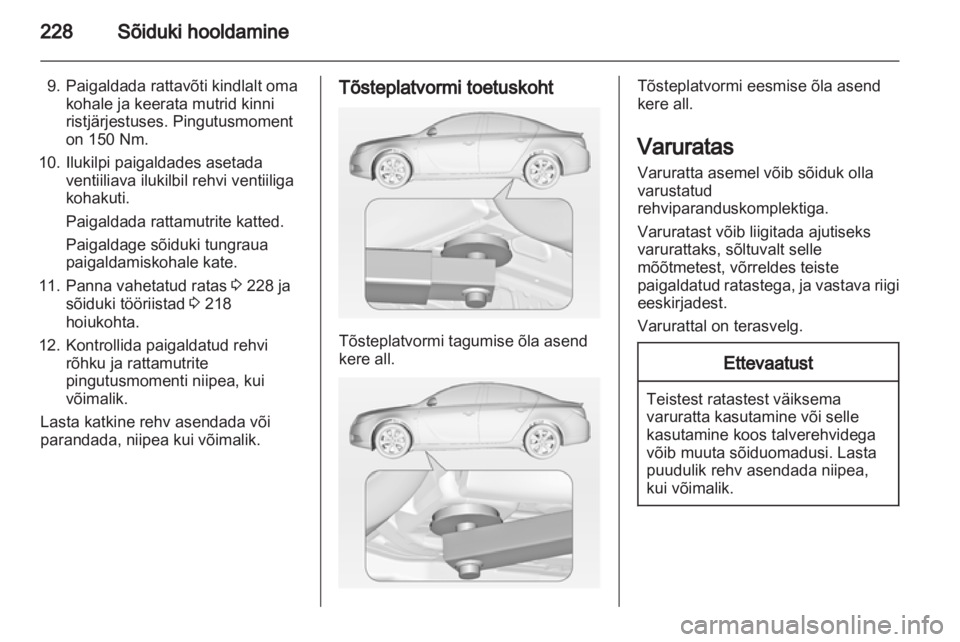 OPEL INSIGNIA 2013  Omaniku käsiraamat (in Estonian) 