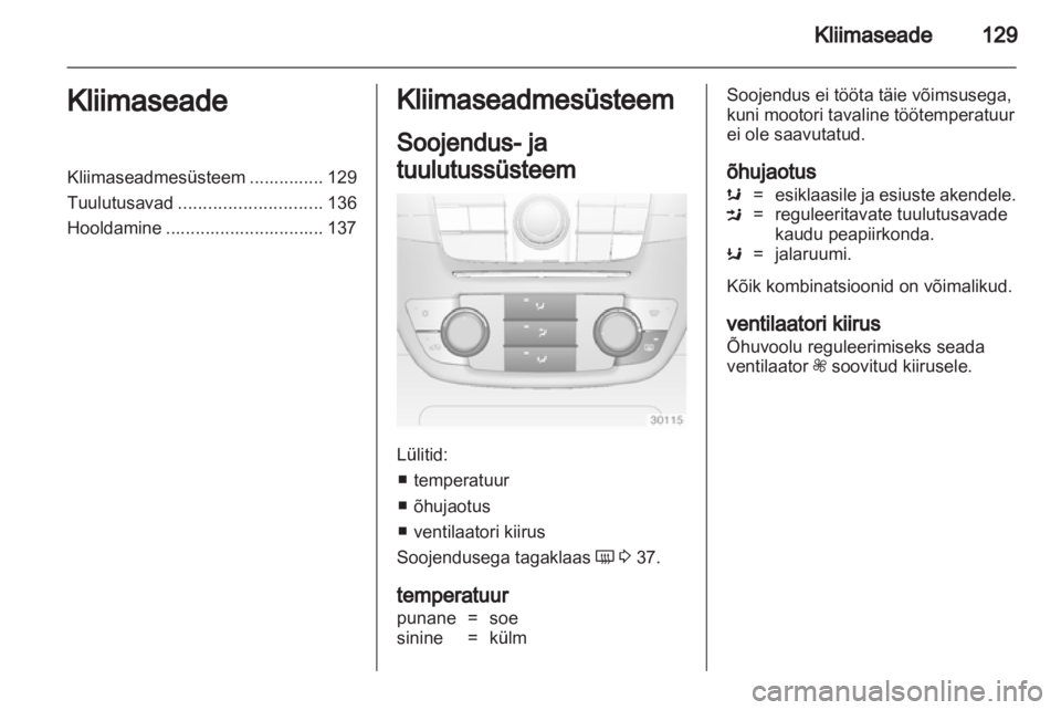 OPEL INSIGNIA 2013.5  Omaniku käsiraamat (in Estonian) 