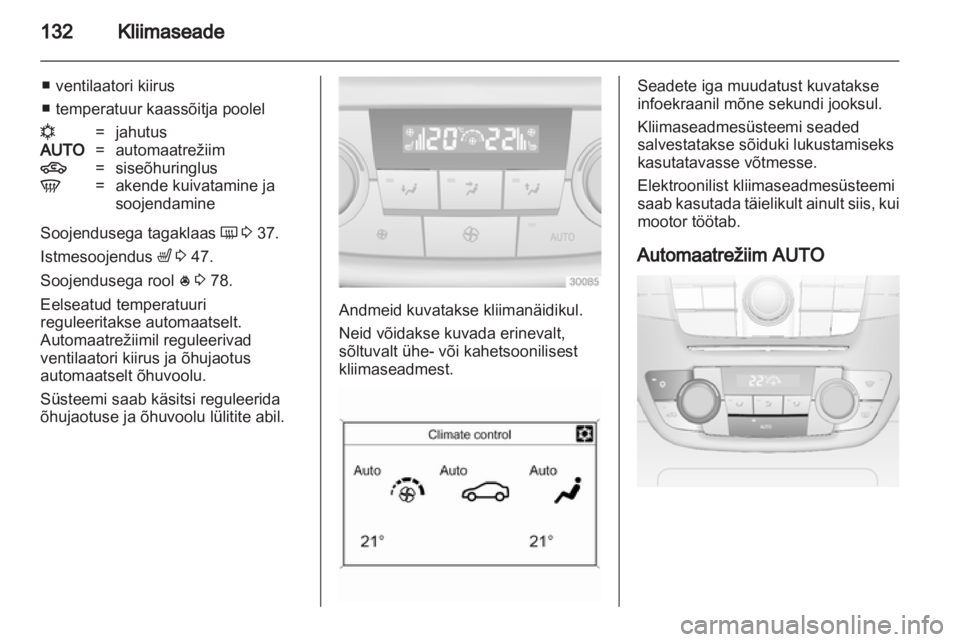 OPEL INSIGNIA 2013.5  Omaniku käsiraamat (in Estonian) 