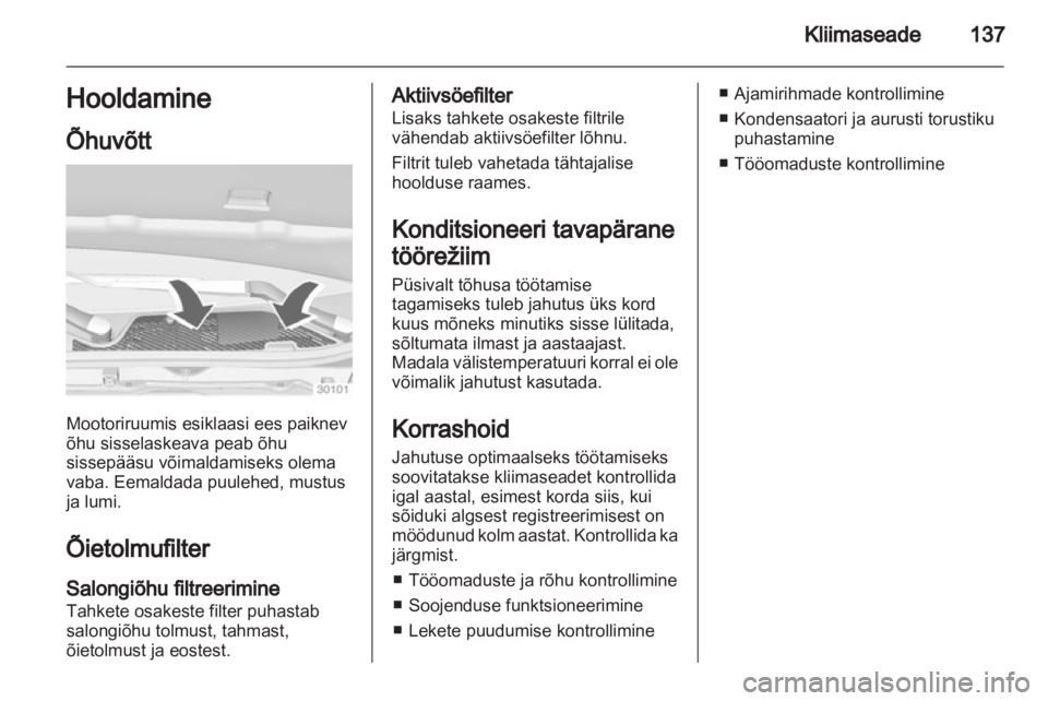 OPEL INSIGNIA 2013.5  Omaniku käsiraamat (in Estonian) 