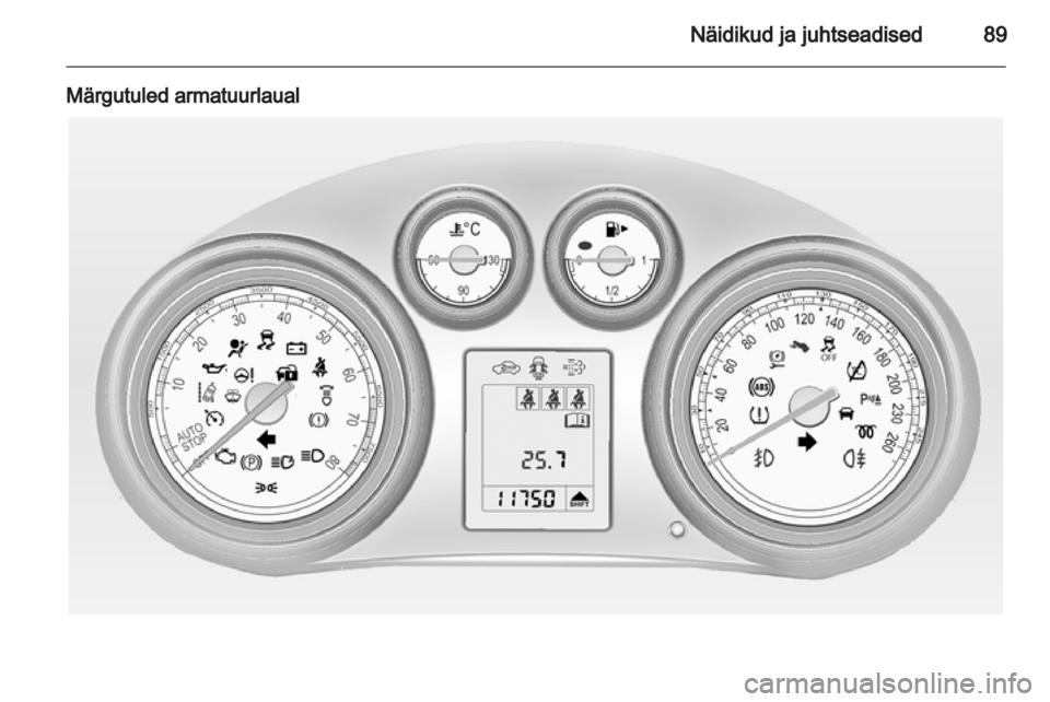 OPEL INSIGNIA 2013.5  Omaniku käsiraamat (in Estonian) 