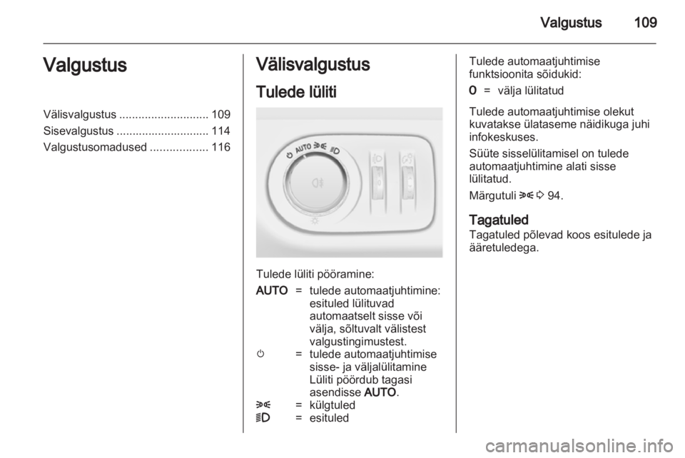 OPEL MERIVA 2011.5  Omaniku käsiraamat (in Estonian) 