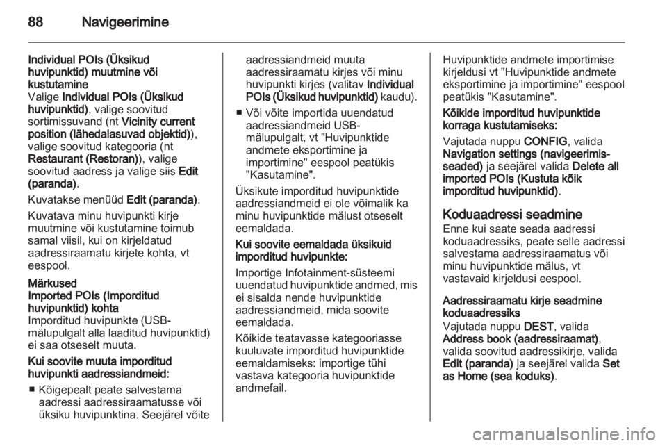 OPEL MERIVA 2012  Infotainment-süsteemi juhend (in Estonian) 