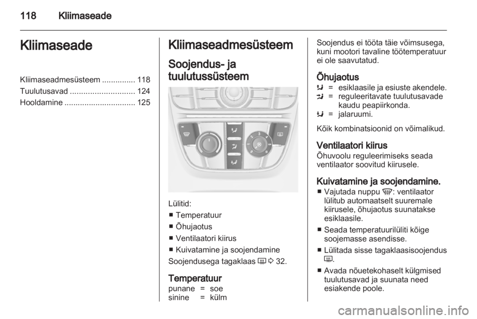 OPEL MERIVA 2012  Omaniku käsiraamat (in Estonian) 
