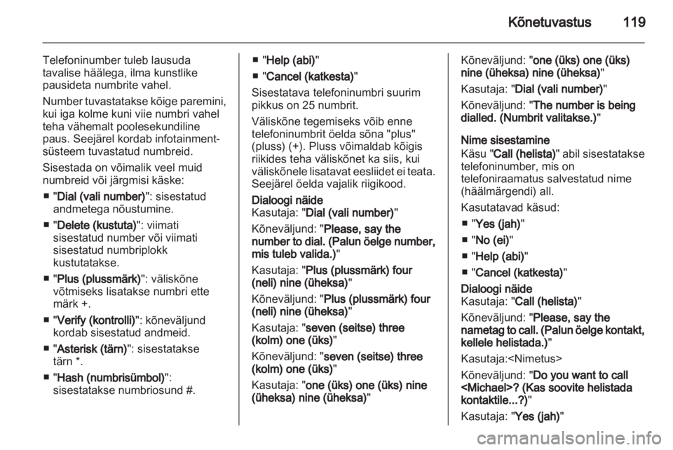 OPEL MERIVA 2013  Infotainment-süsteemi juhend (in Estonian) 